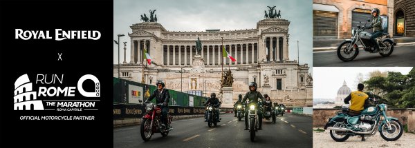 ROYAL ENFIELD X ROME MARATHON - THE ETERNAL CITY ECHOES TO THE HEART BEAT OF ROYAL ENFIELD: PAST, PRESENT AND FUTURE