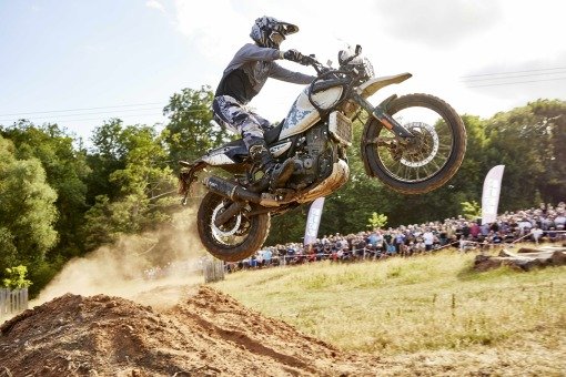 Royal Enfield Himalayan 450 jump