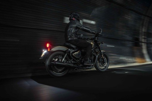 Shotgun 650 Rough Crafts thematic riding rear