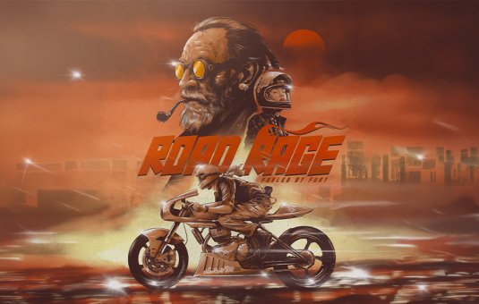 Art of Motorcycling - Digital Art